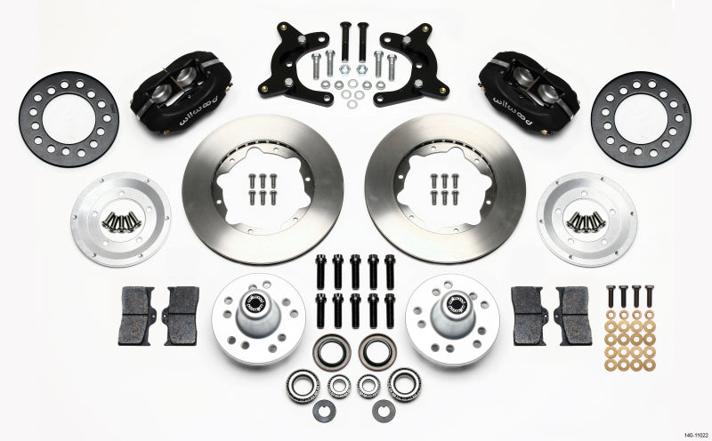 Wilwood Forged Dynalite Front Big Brake Kit 11.00in 9in Drum Spindle - Dodge / Plymouth A-Body 1960-1972, image 2