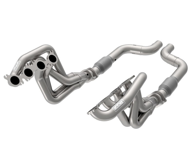 Kooks Headers 2in x 3in Stainless Steel Headers with Green Catted Connection Pipe - Fits 2020 Ford Mustang GT500 - OneFastShop