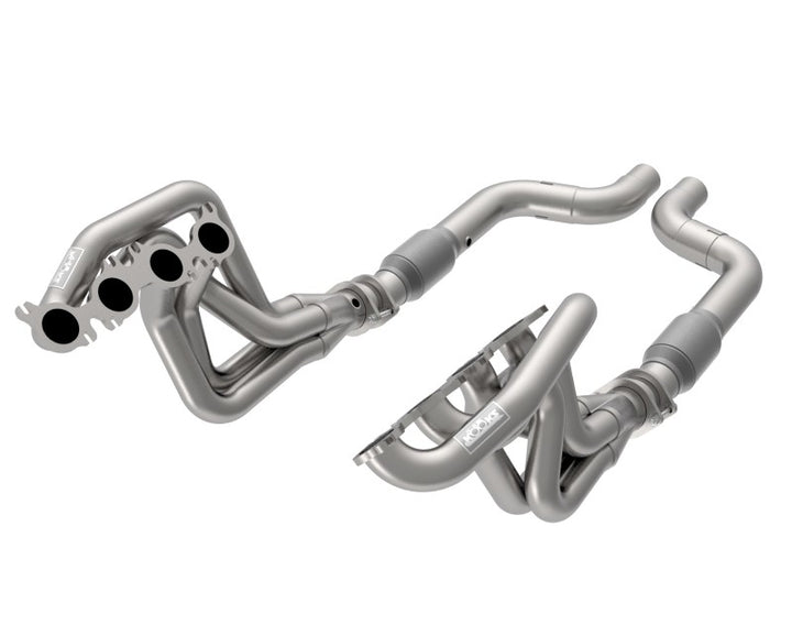 Kooks Headers 2in x 3in Stainless Steel Headers with Green Catted Connection Pipe - Fits 2020 Ford Mustang GT500 - OneFastShop