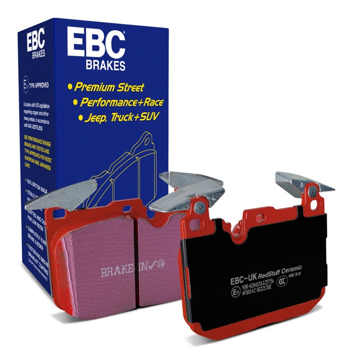 EBC Redstuff Front Brake Pads for 2015-2018 BMW M3 3.0 Twin Turbo (F80) - OneFastShop