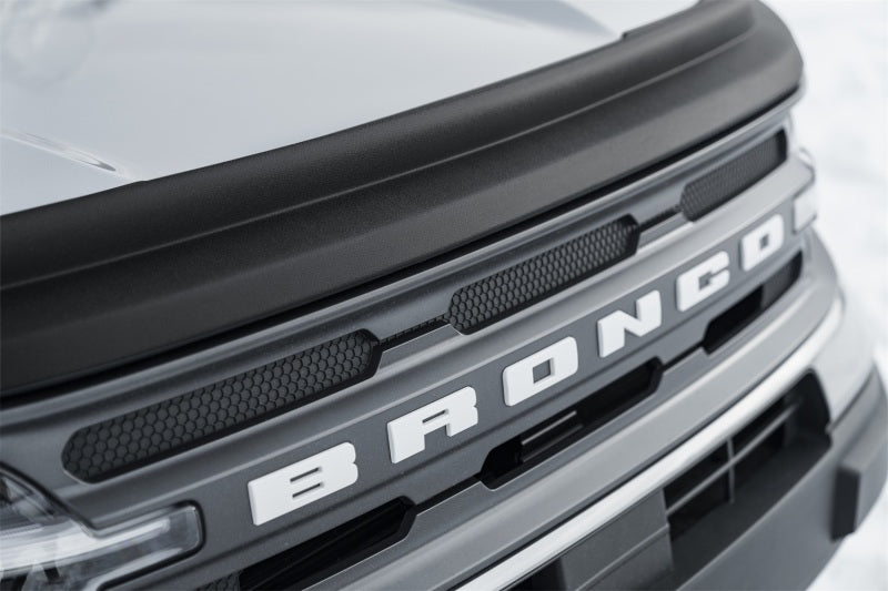 Husky Liners Aeroskin II Bug Shield Textured Black - Ford Bronco 2021-2025 (Excl. Raptor)