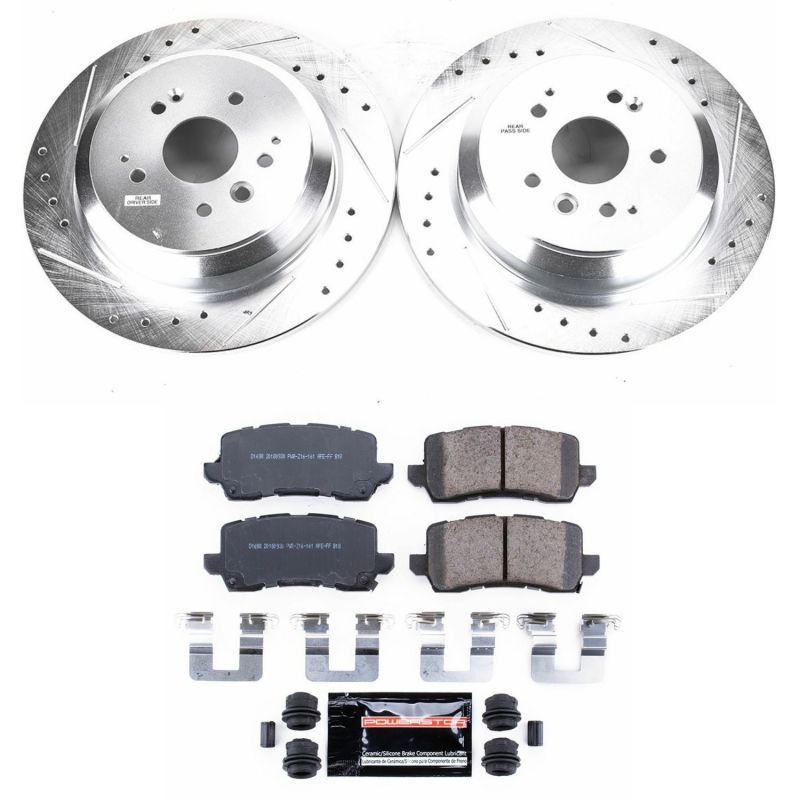 PowerStop Z23 Evolution Sport Rear Brake Kit - Acura MDX 2017-2020