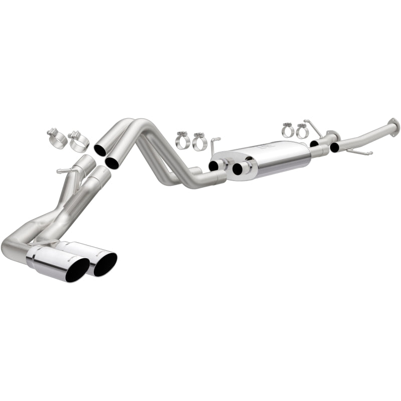 MagnaFlow Exhaust System for 14 Toyota Tundra V8 Stainless Steel Dual Rear Exit - OneFastShop