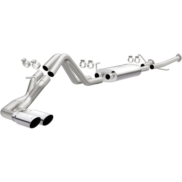 MagnaFlow Exhaust System for 14 Toyota Tundra V8 Stainless Steel Dual Rear Exit - OneFastShop