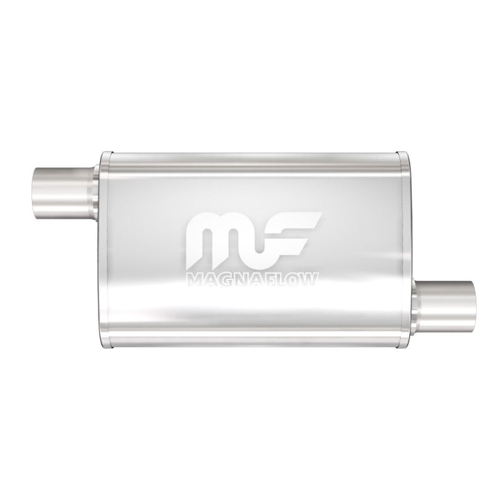 MagnaFlow Performance Muffler with Stainless Steel 14x4x9 2.5/2.5 - Compatible with Various Vehicles - OneFastShop