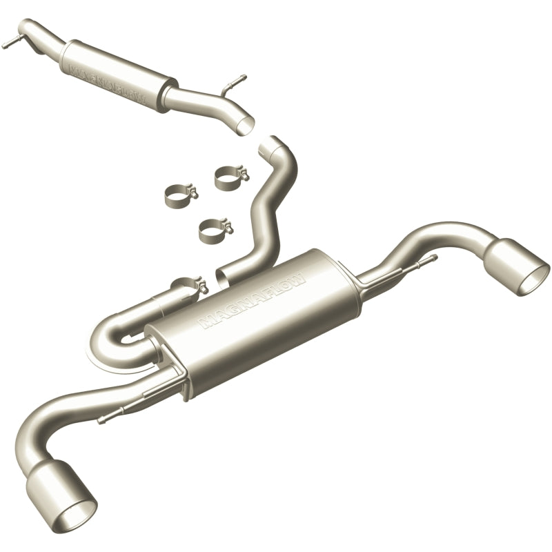 MagnaFlow SYS Cat-Back Exhaust for 2008–2009 Audi TT Quattro 3.2L Comp