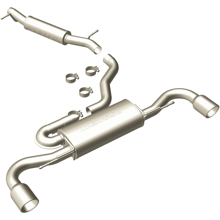 MagnaFlow SYS Cat-Back Exhaust for 2008–2009 Audi TT Quattro 3.2L Comp