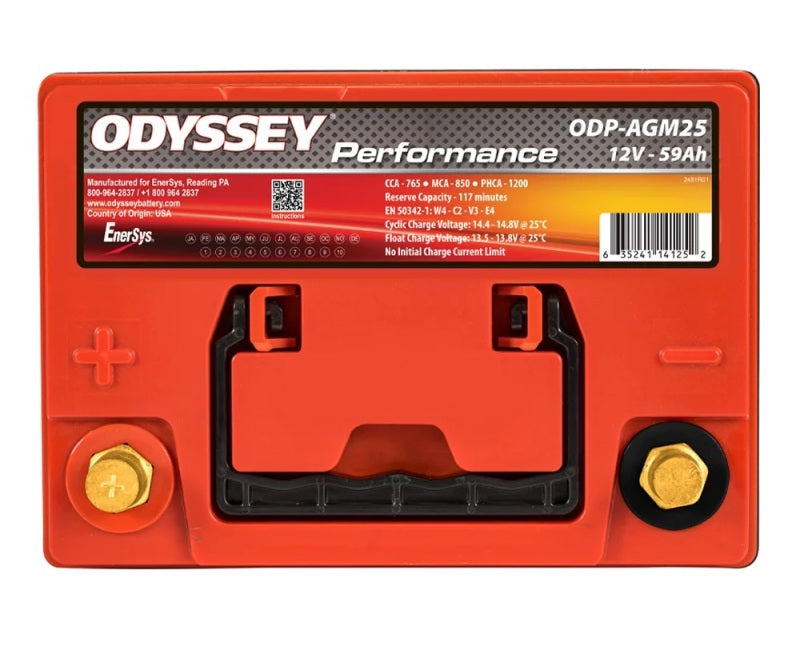 Odyssey Performance Series AGM Battery - Group 25, 765 CCA