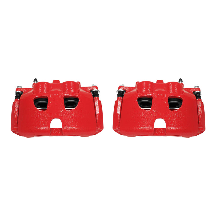 PowerStop Front Red Calipers with Brackets Pair for 10-17 Ford Expedition - OneFastShop