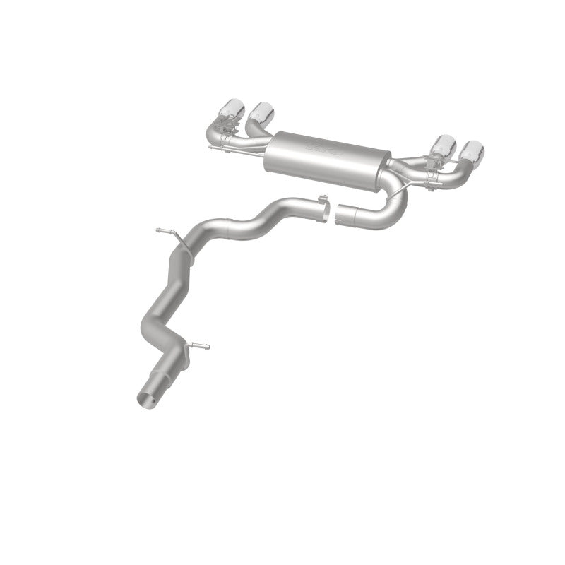 MagnaFlow Exhaust System for 2015-2017 VW Golf R - Polished SS Quad Tips