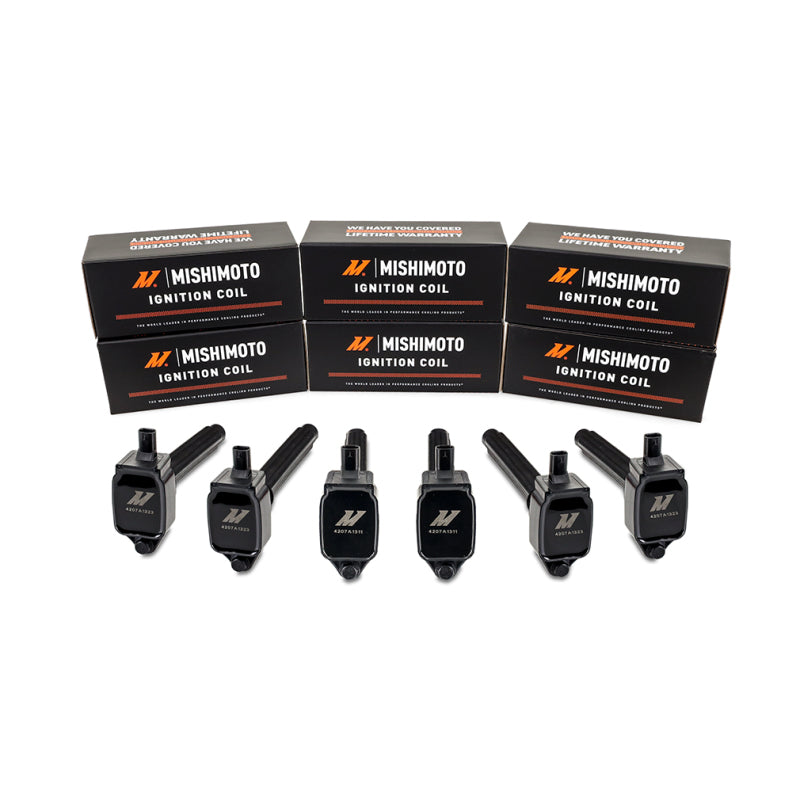 Mishimoto Ignition Coil Set for 12-18 Jeep Wrangler 3.6L Six Cylinder - OneFastShop