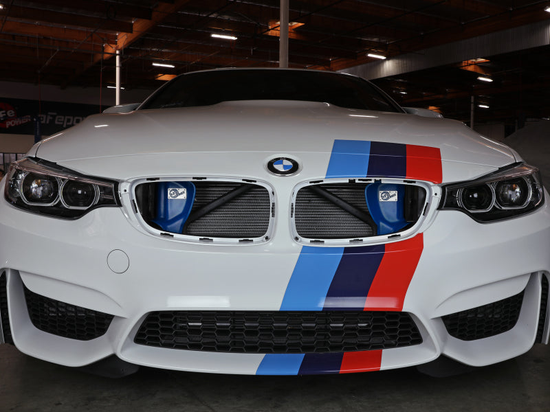 aFe Magnum FORCE Air Scoop - BMW M3 / M4 2015-2020 - Blue, image 2