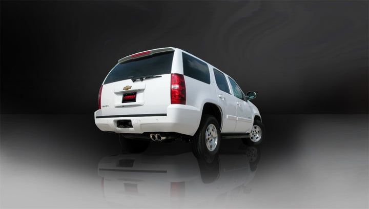 Corsa Polished Sport Cat-Back Exhaust for Chevrolet Tahoe 5.3L V8 2009-2014