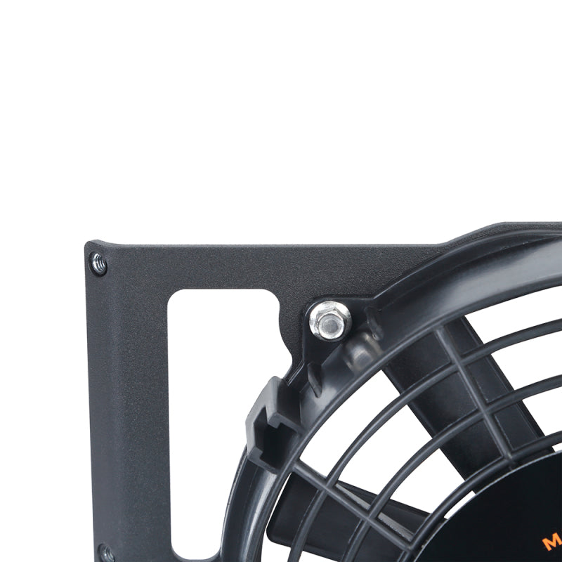 Mishimoto Oil Cooler Fan Shroud 10in Heavy Duty Black