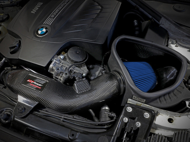 aFe Track Series Carbon Fiber Intake with Pro 5R Filter for BMW M2 (F87) L6-3.0L (t) N55