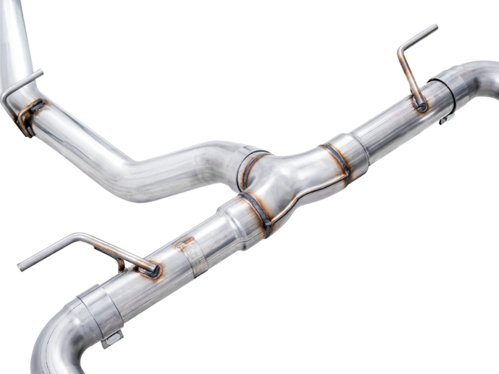 AWE Subaru BRZ/ Toyota GR86/ Toyota 86 Track Edition Cat-Back Exhaust- Chrome Silver Tips.