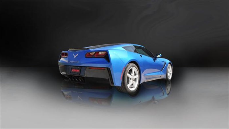 Corsa Performance Dual Rear Exit Black Sport Exhaust for 2014-2019 Corvette C7 Coupe 6.2L V8 AT/MT