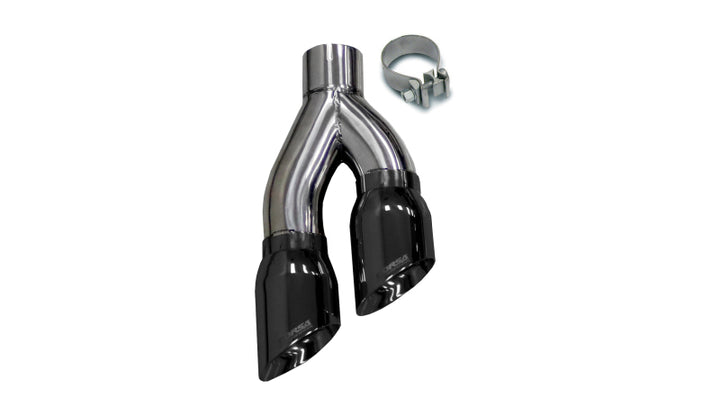 Corsa Universal Stainless Steel Twin 4.0in Black PVD Pro-Series Tip - 1999-2006 Chevrolet Silverado 1500