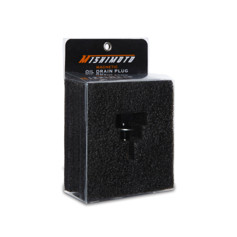 Mishimoto Magnetic Oil Drain Plug Black M12 x 1.5 - BMW 1981+