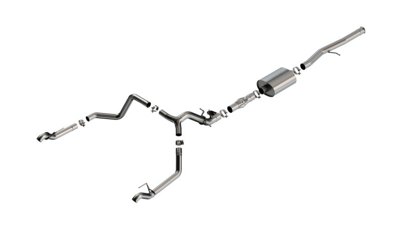 Borla Catback Exhaust System ATAK 2024 Chevy Silverado 1500 6.2L V8 (Use Fact Fascia Tips)
