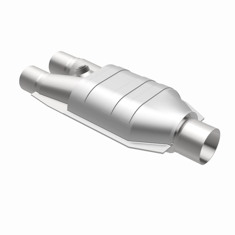 Magnaflow Universal Catalytic Converter 2.5 Inch Single Dual O2 Sensor Port Stainless Steel EPA Compliant