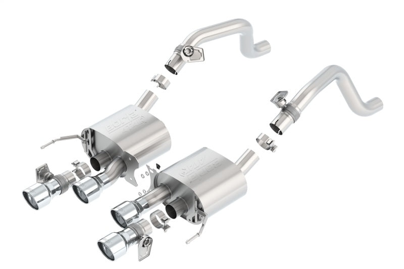 Borla ATAK Exhaust for 2014 Chevrolet Corvette C7 6.2L 8cyl (Rear Section Only) - OneFastShop