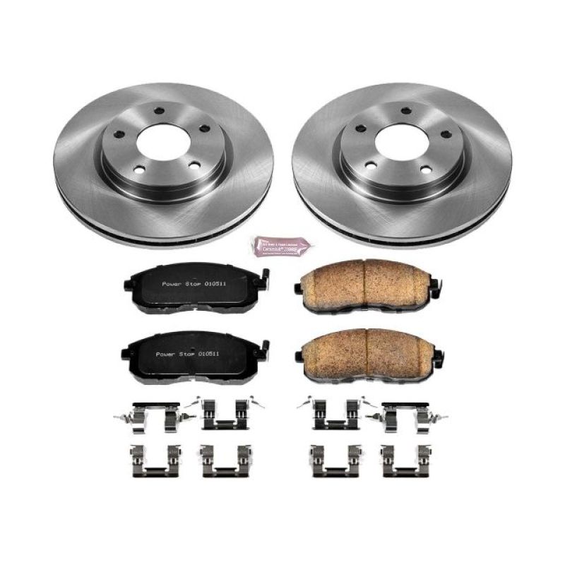 PowerStop Front Autospecialty Brake Kit for 13-18 Nissan Sentra