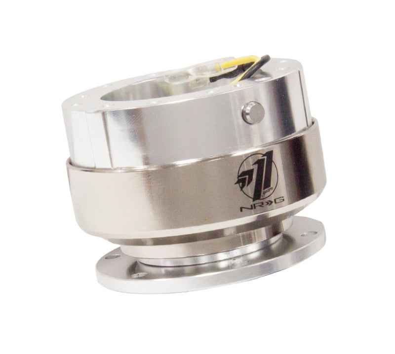 Nrg Quick Release Gen 2.0 Silver Shiny Body Brushed Silver Ring