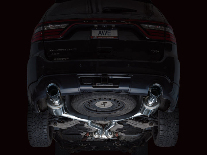 AWE Tuning 5.7L Touring Edition Exhaust for 2011–2024 Dodge Durango with Chrome Silver Tips - OneFastShop