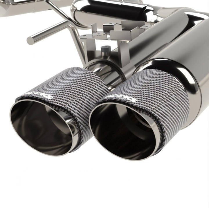 Kooks 2018–2024 Valved Shotgun Cat-Back Exhaust for Ford Mustang GT 5.0 Carbon - OneFastShop