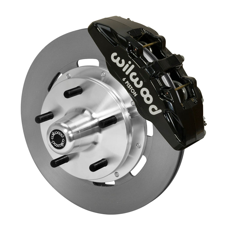 Wilwood Forged DynaPro 6 Front Big Brake Kit - Ford Mustang II / Pinto 1975-1980 - Black