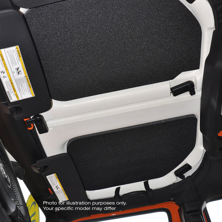 DEI 18-23 Jeep Wrangler JL 4-Door Boom Mat Headliner Kit 13 Piece Black