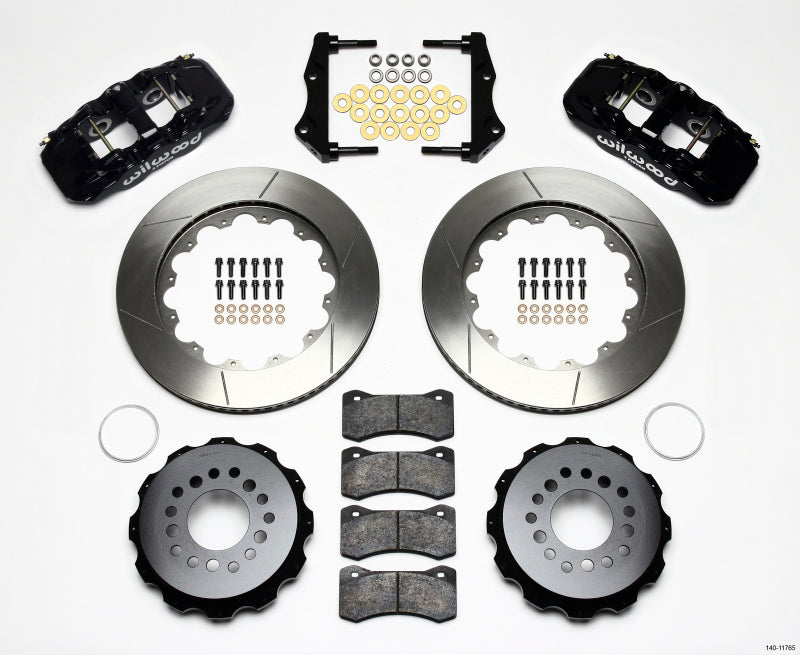 Wilwood AERO4 Slotted Rear Big Brake Kit - Dodge Charger / Challenger 2005-2011