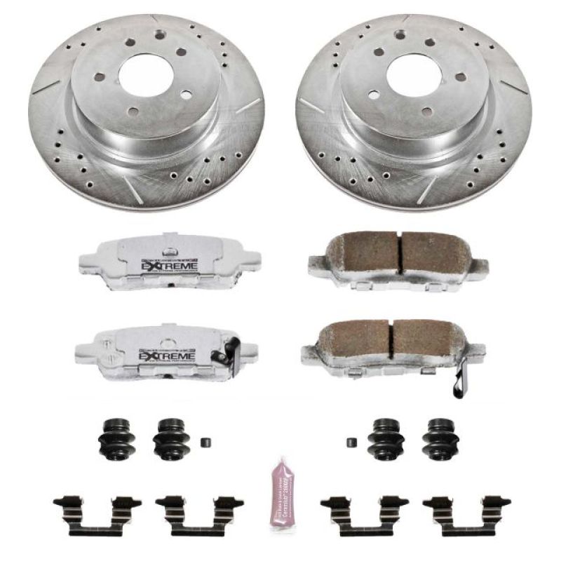 PowerStop Z26 Street Warrior Brake Kit for 08-12 Infiniti EX35