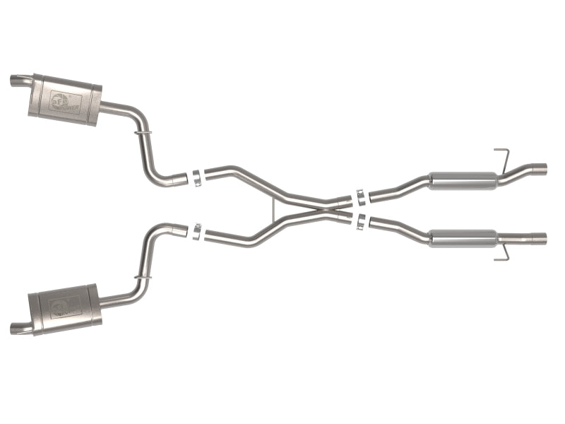 AFe Vulcan Series Stainless Steel Cat-Back Exhaust for Jeep Grand Cherokee L V8 5.7L