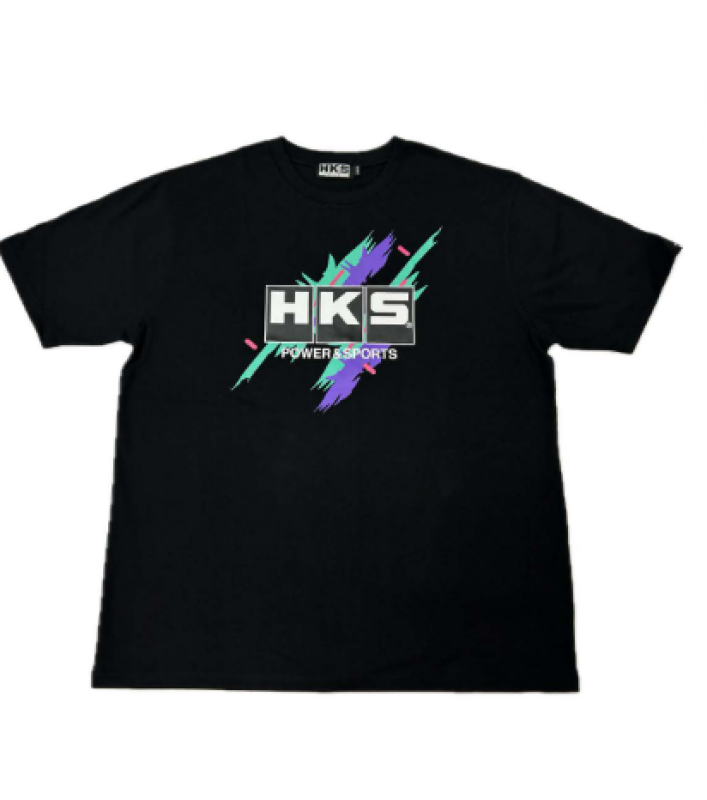 HKS Super Racing v2 T-Shirt - Black, Size Large