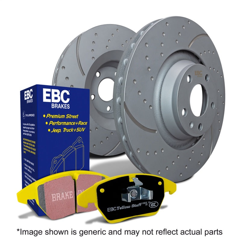 EBC S5 Yellowstuff Front Brake Pad & Rotor Kit - Audi TTS 2020-2023