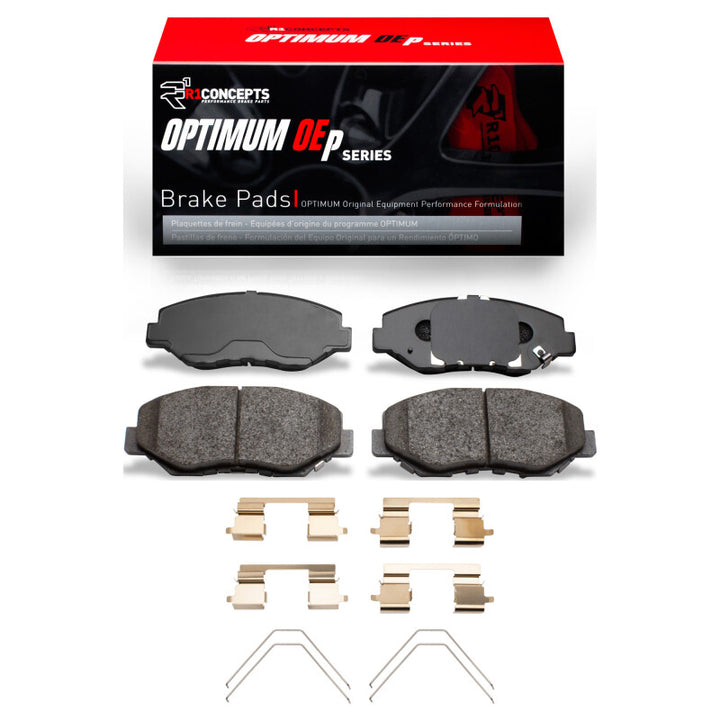 R1 2002-2021 Acura ILX Front R1 Optimum OE Pads and Hardware Kit