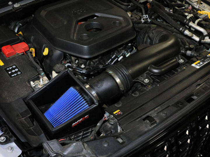 aFe 24-26 Jeep Wrangler JL L4-2.0L Induction Cold Air Intake with Pro 5R Filter