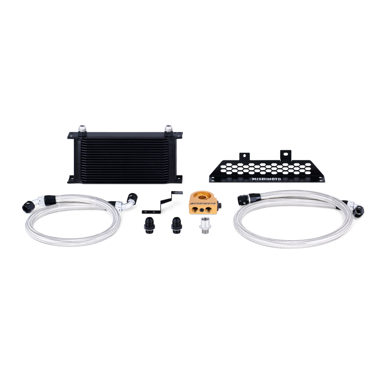 Mishimoto Oil Cooler Kit Thermostatic Black - Ford Focus ST 2013-2018