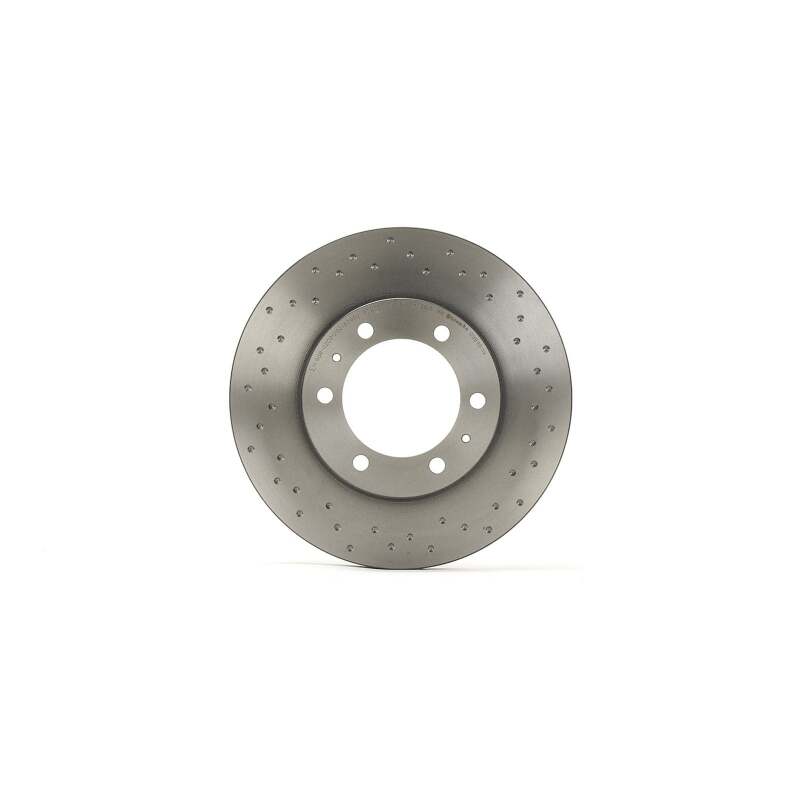 Brembo Xtra Cross-Drilled Front Brake Disc 319x28mm - Toyota Tacoma / 4Runner / FJ Cruiser 2003-2023 - UV Coated, image 2
