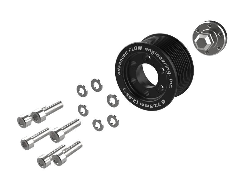 aFe Supercharger Power Pulley Kit 2.85in for Dodge Challenger Charger SRT Hellcat 15-23 - OneFastShop