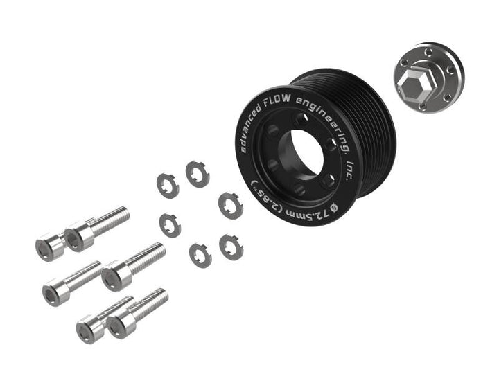 aFe Supercharger Power Pulley Kit 2.85in for Dodge Challenger Charger SRT Hellcat 15-23 - OneFastShop