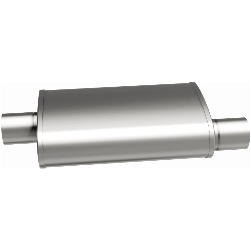 MagnaFlow Performance Exhaust Muffler - Stainless Steel 14X4X9 2.5 O/C - Fits Chevy S10, GMC Sonoma, Toyota Tacoma
