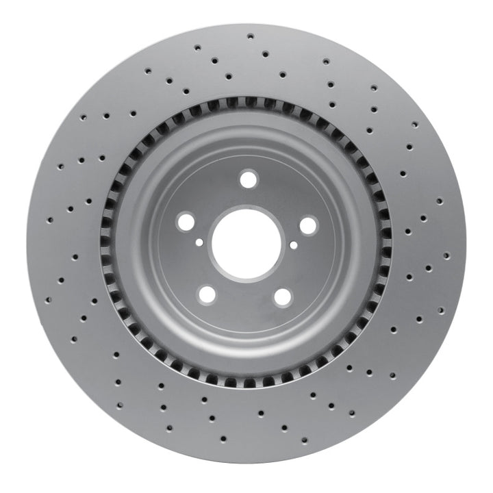 DFC GeoSPEC Coated Drilled Front Brake Rotor - Lexus IS F 2008-2014, image 5