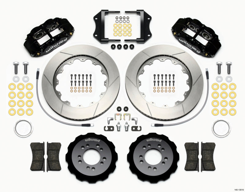 Wilwood Narrow Superlite 6R Front Hat Kit 14.00 Inch Ford Focus ST 2013-Up with Lines