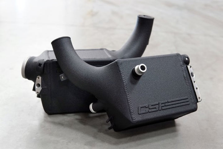 CSF Twin Charge-Air-Cooler Set Crinkle Black for 16-21 BMW M5 F90 / 17-21 BMW M8 F91 F92 F93 - OneFastShop