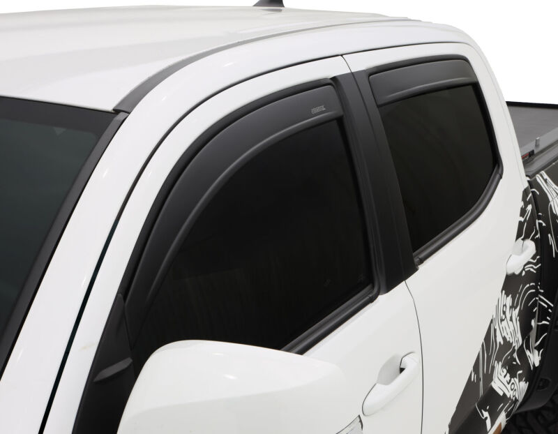 Husky Liners Low Profile Ventvisors 4 Piece - Toyota Tundra Double Cab 2007-2021 - Matte Black