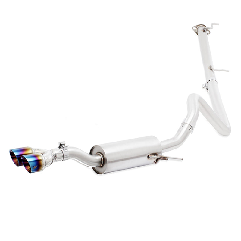 Mishimoto Cat Back Exhaust 2.5in SS Burnt Ti 14-16 FiestaST - OneFastShop