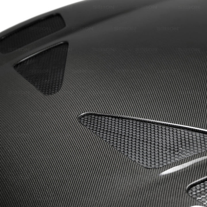 Seibon TR Style Carbon Fiber Hood for 93-98 Toyota Supra JZA80L - OneFastShop